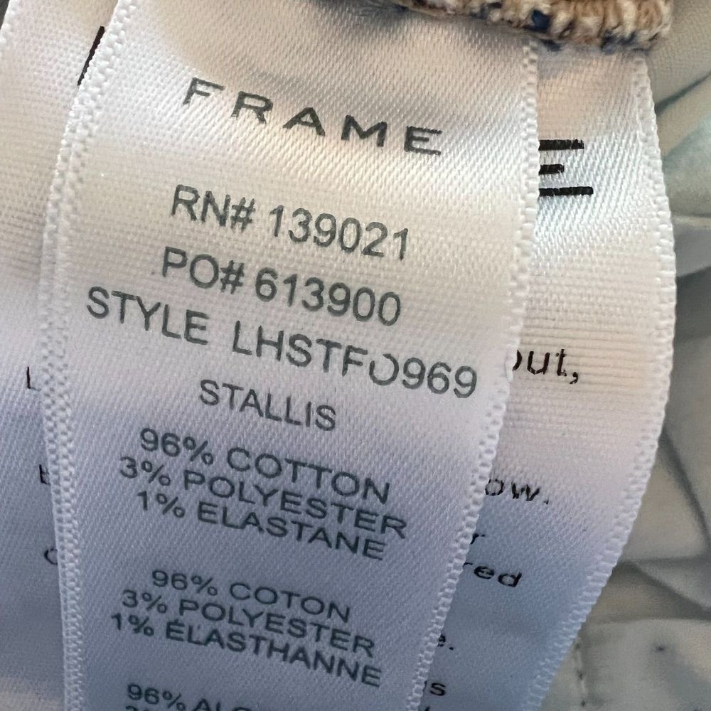 Frame Le High Straight Stallis Jeans Womens 26 Dark Blue High Rise NWT‎ - Picture 10 of 10